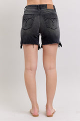 Kaley's Long Cut Off 2 Button Shorts