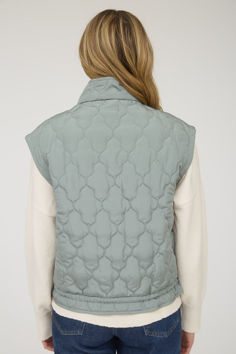 Button Down Quilted Vest