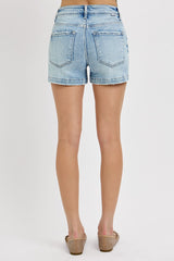 Lizzie's  Low Rise Shorts With Slit