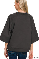 Scuba 3/4 Sleeve Pullover