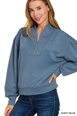 Scuba Half Zip Long Sleeve Pullover