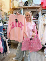 Pink Gingham Lulu Mac Boxer Shorts