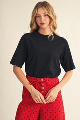 Short Sleeve Round Neck Sweater