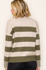 Bold Striped Long Sleeve Sweater