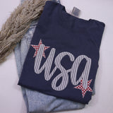 Blue Patch USA Tee