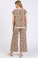 Leopard Short Sleeve Set