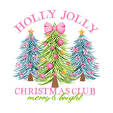 Holly Jolly Christmas Club Long Sleeve Tee