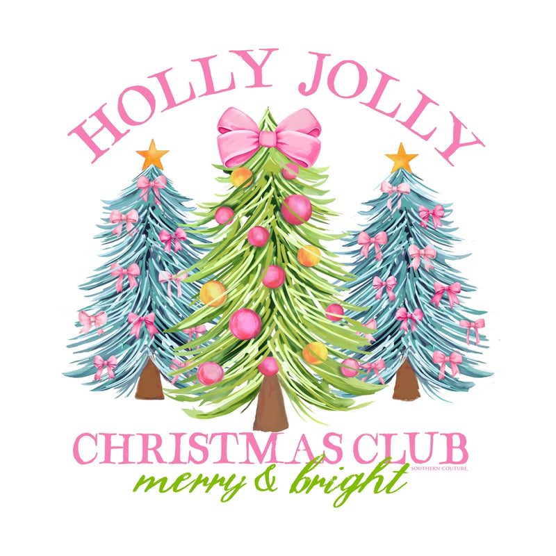 Holly Jolly Christmas Club Long Sleeve Tee