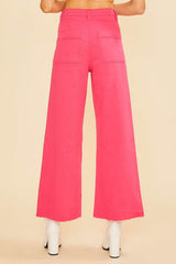 Sadie's Wide Leg Cropped Jeans