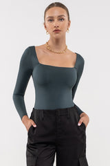 Square Neck Basic Bodysuit