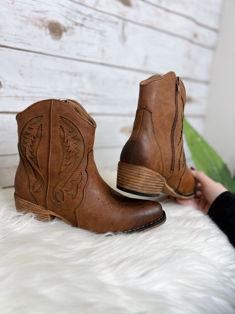 Kaylee's Western Leather Booties