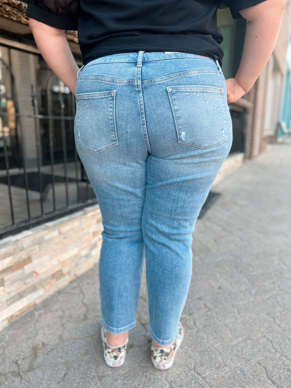Curvy Starr's Rhinestone Jeans