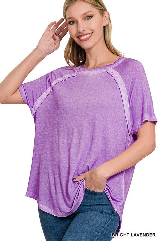Distressed Hem Tee