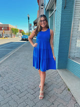 Basic tiered tank dress