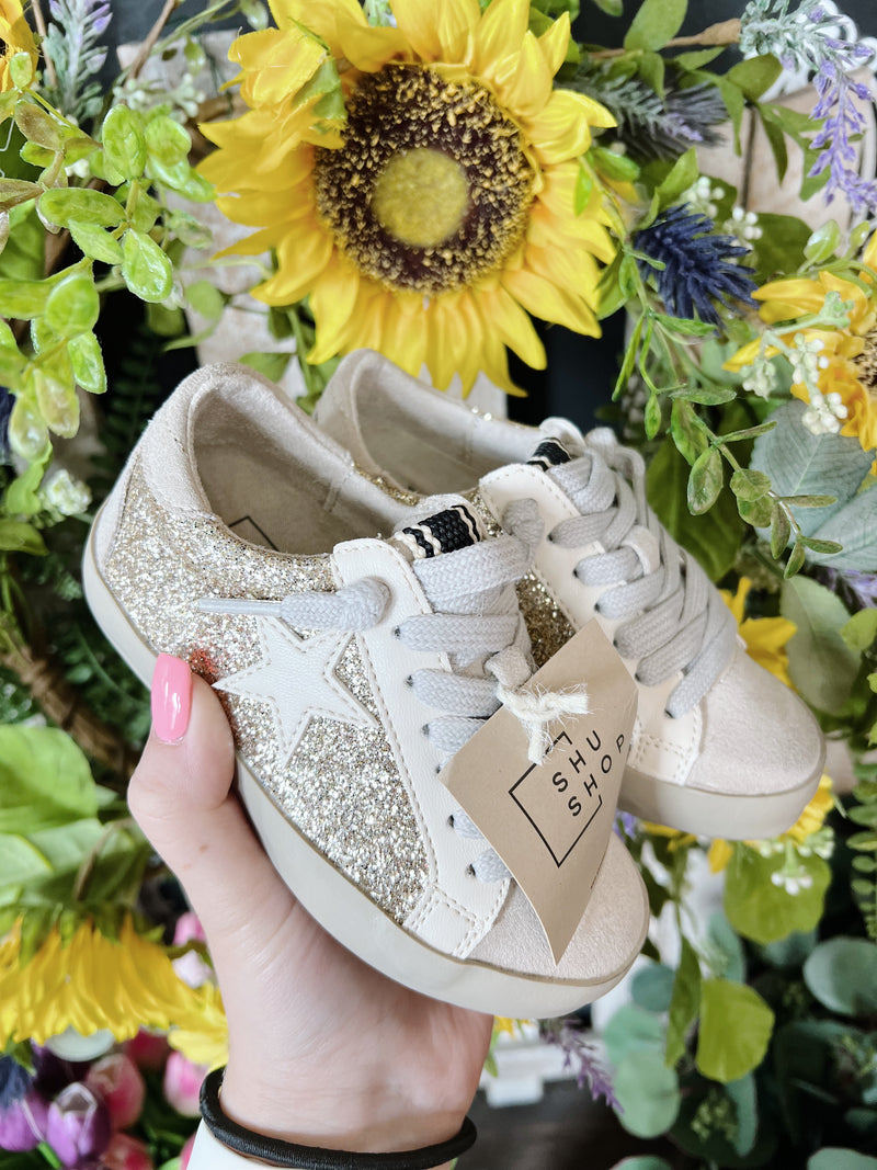 Toddlers Jenna's Glitter Sneakers