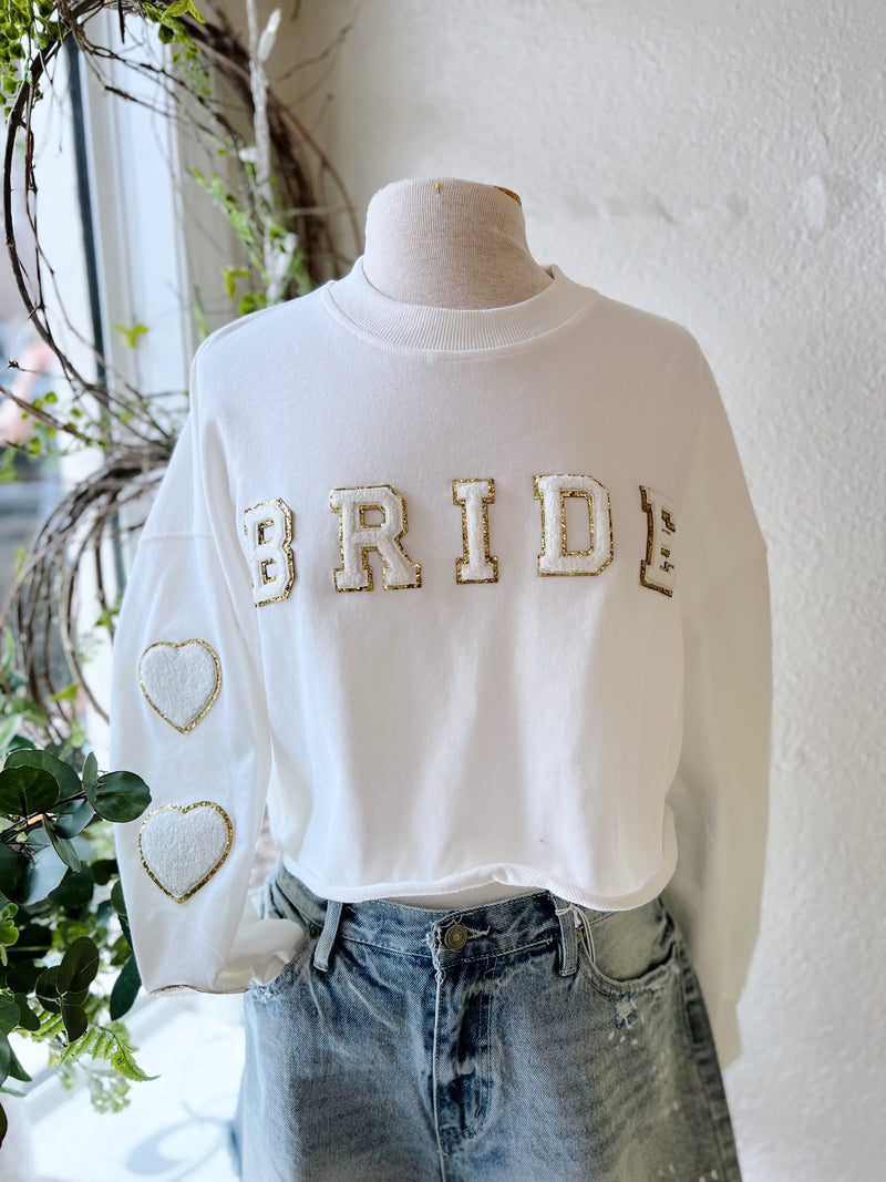 Bride Chenille Patch Crewneck