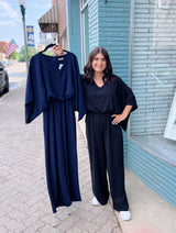 Dolman Sleeve Slouchy Jumpsuit