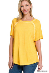 Distressed Hem Tee