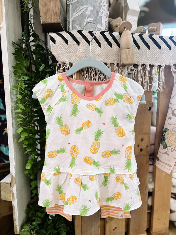 Kids Pineapple Print Set