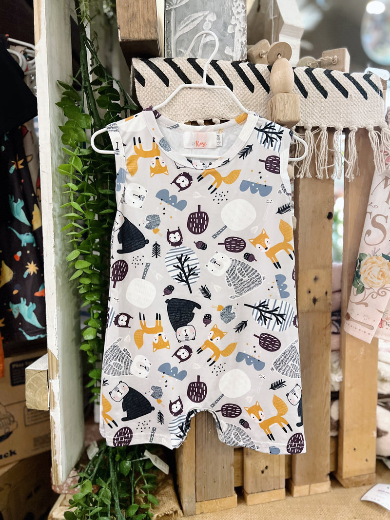 Kids Nature Graphic Romper
