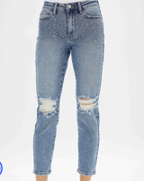 Curvy Starr's Rhinestone Jeans