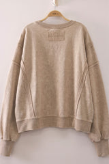 Curvy Vintage Wash Sweatshirt