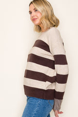 Bold Striped Long Sleeve Sweater