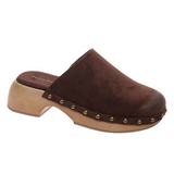 Jeda's Brown Suede Mule