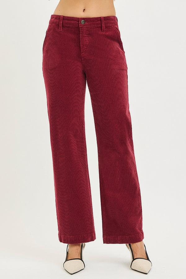 Logan's Wine TC Ankle Strait Corduroy Pants