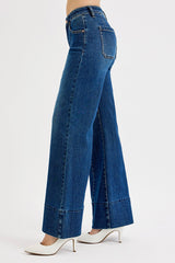Gia's TC Mid Rise Wide Leg Flare Jeans