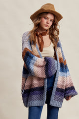 Hand Crochet Open Cardigan