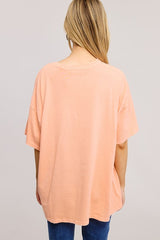 Peach Bloom With Grace Graphic Tee
