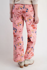 Curvy Pink Floral Pants