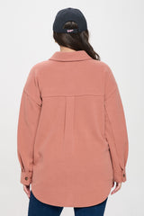 Curvy Soft Ribbed Hi-Low Shacket