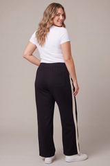Curvy Contrast Scuba Pants