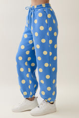 Blue/Yellow Polka Dot Lounge Pants