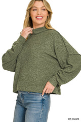 Brushed Melange Hacci Sweater