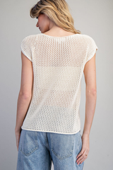Stars and Stripes Cap Sleeve Top