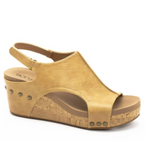 Caramel Carley's Cork Wedges
