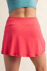 Coral Butter Skort