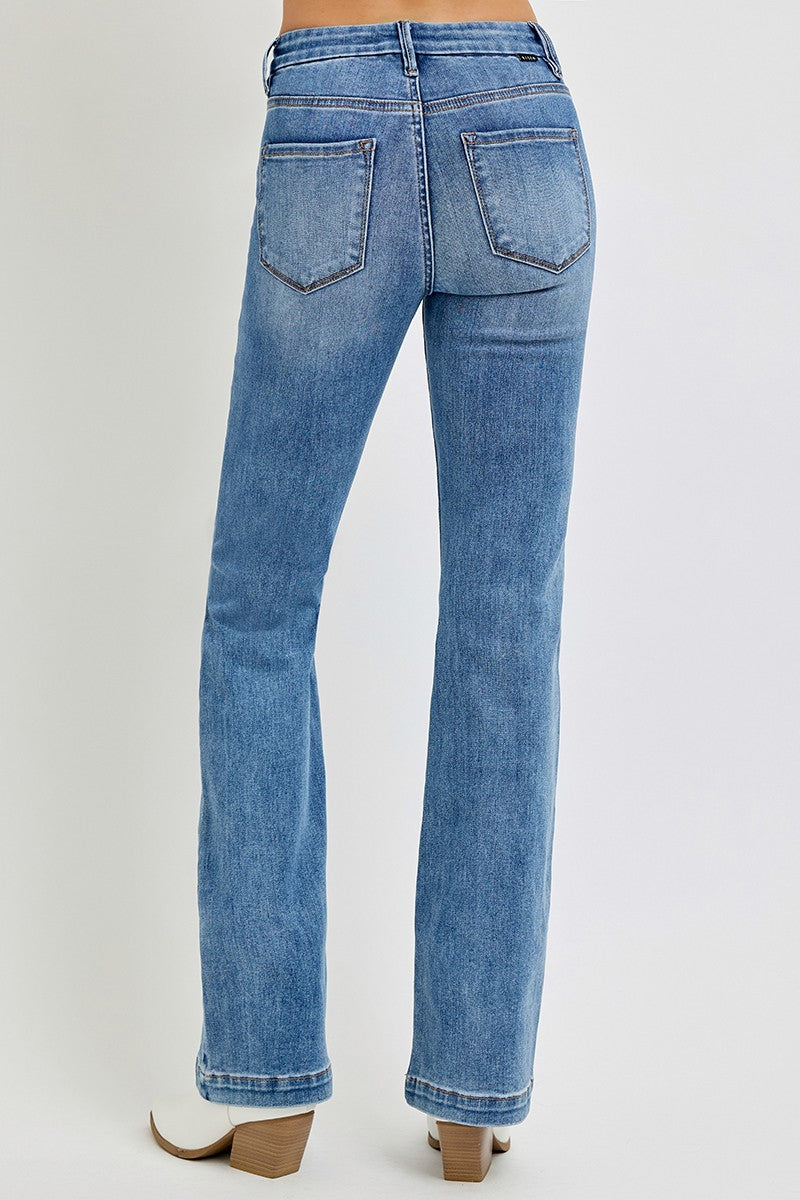 Wyatt's Mid Rise Bootcut Jeans