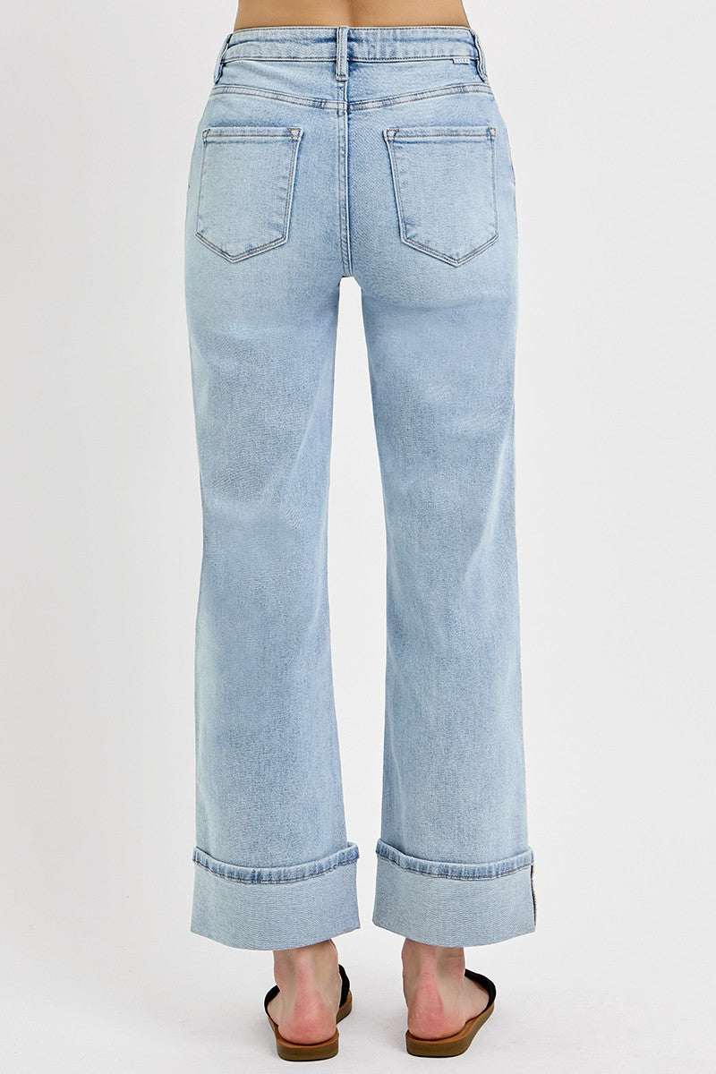 Blaire's TC High Rise Ankle Wide Cuff Jeans