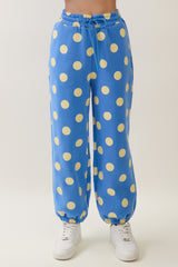 Blue/Yellow Polka Dot Lounge Pants
