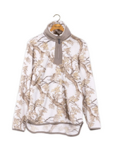 Cream Camo Fleece Pullover
