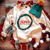 Tan Jesus Is The Reason Crewneck