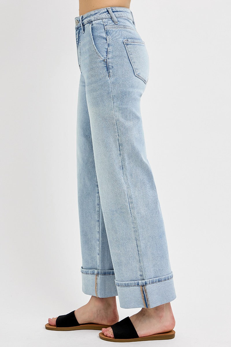 Blaire's TC High Rise Ankle Wide Cuff Jeans