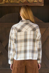 Plaid Button Down Long Sleeve Shirt