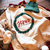 Tan Jesus Is The Reason Crewneck