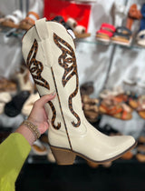 Destiney's Leopard Accent Western Boot