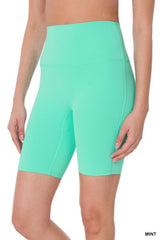 High Waist Athletic Biker Shorts